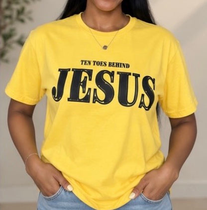 Ten Toes Behind Jesus