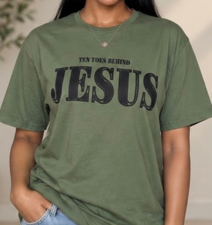 Ten Toes Behind Jesus