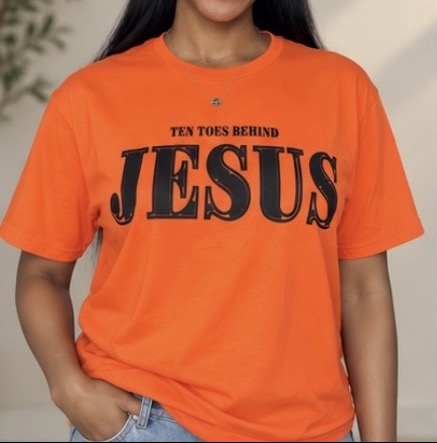 Ten Toes Behind Jesus
