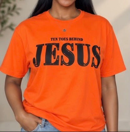 Ten Toes Behind Jesus