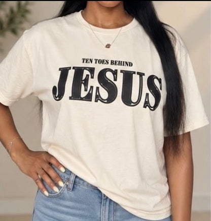 Ten Toes Behind Jesus